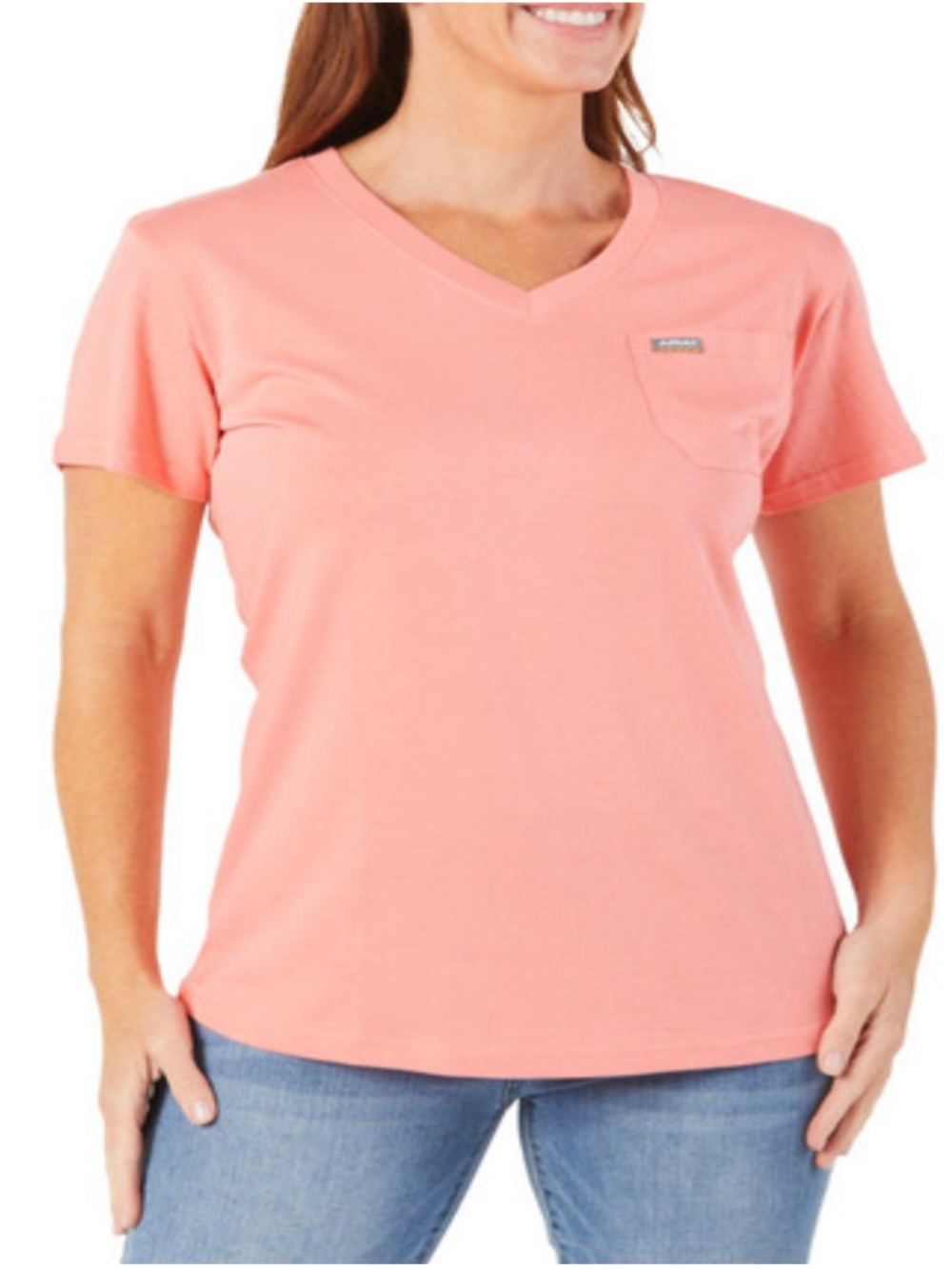 Ariat Women's Coral V-Neck Pocket Tee